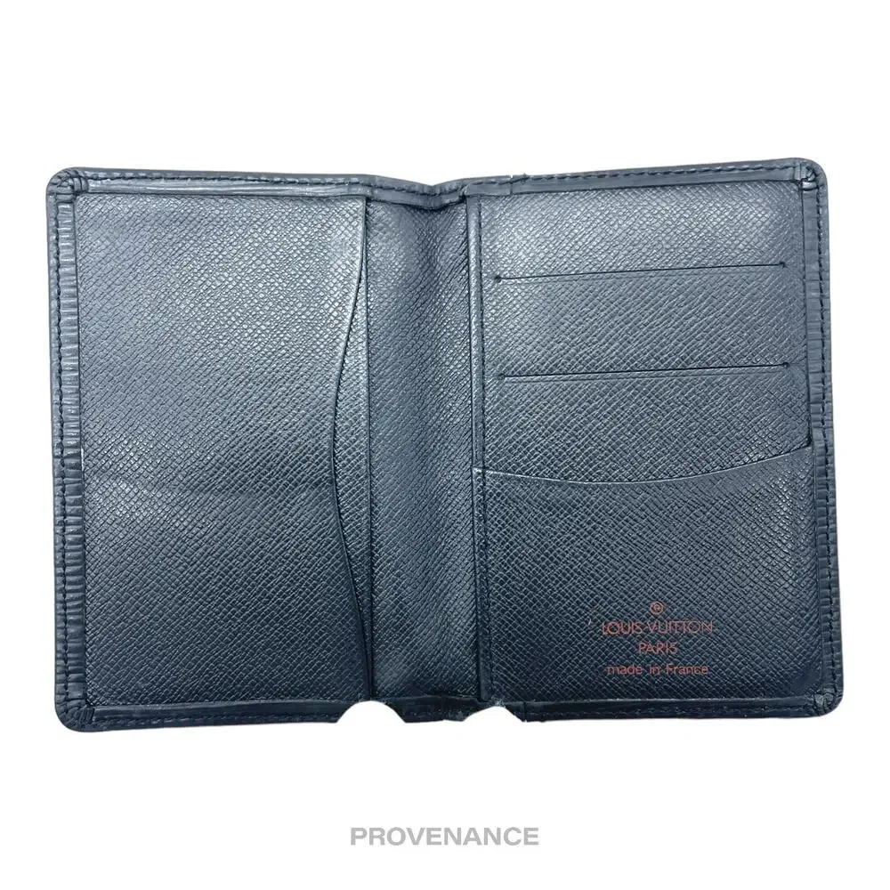 🔴 Louis Vuitton Pocket Organizer Wallet - Black Epi Leather - Picture 7 of 9